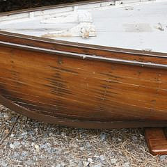 Large Coastal Schooner Pond Model, 19th c.