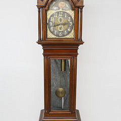 1-4921 German Mahogany Tall Case Clock A_MG_7060