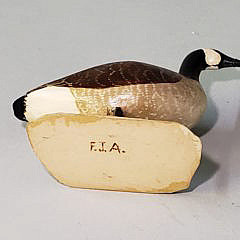 Miniature Hand Carved and Painted Goose Decoy