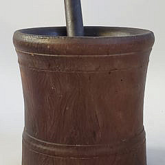 19th Century Ironwood Mortar and Pestle