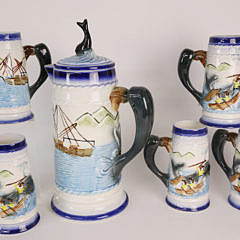 135-4621Nautical Decorated Drinkware Set A_MG_6583