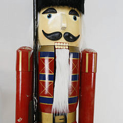 Pair of Monumental Nutcracker Figures, 6 Feet Tall