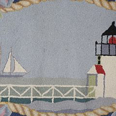 Martin Imports Hooked Rug “Nantucket Sound”