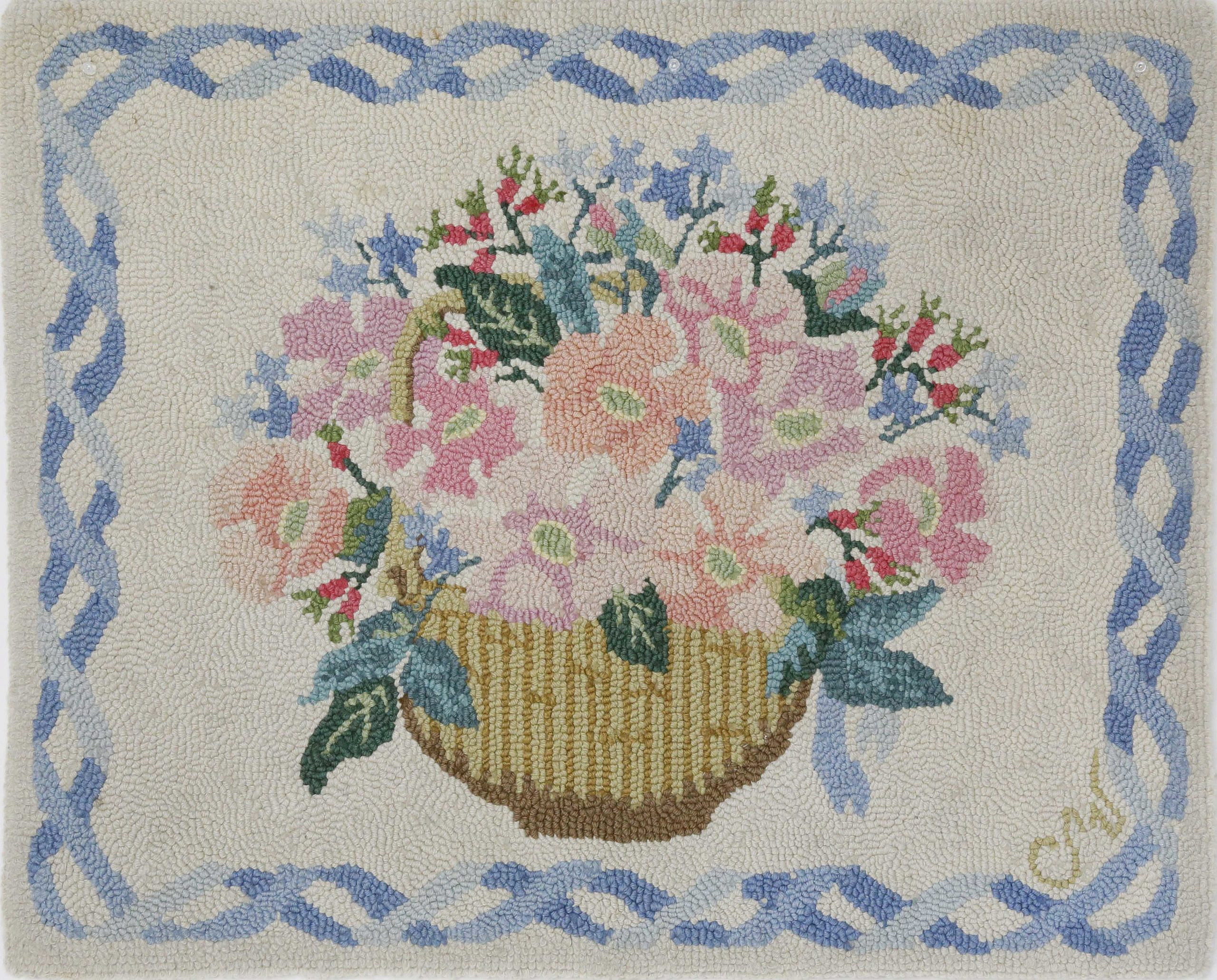 Claire Murray A Nantucket Cottage hooked rug