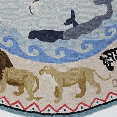 Claire Murray Hooked Rug “Animals”