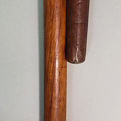 Two 19th Century Antique Whalebone Walking Stick and Cane