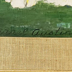 Darrell Austin Oil on Canvas, “Golden Tiger, 1962”