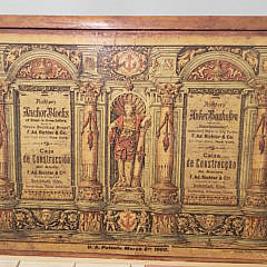 Antique Richter’s Anchor Blocks Stone Building Boxes Set