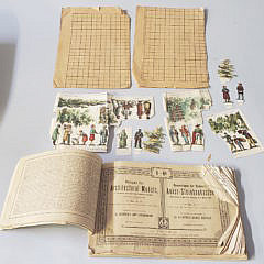 Antique Richter’s Anchor Blocks Stone Building Boxes Set