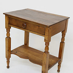 2387-955 NY State Pine One Drawer Night Stand A_MG_6977