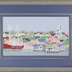 2391-955 Needlepoint View of the Town of Nantucket A_MG_7817