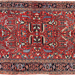 289-4621 Antique Heriz Wool Carpet A IMG_4751