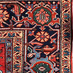 Antique Heriz Wool Carpet, circa 1920s