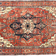 290-4621 Antique Serapi Carpet A IMG_4791