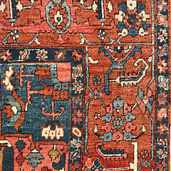 Antique Serapi Wool Carpet, circa 1890