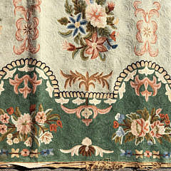 Wool Crewel Stitch Carpet