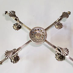 41245 Silver Plate Trivet A