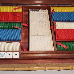 Robert Amstead Italian Cork and Sterling Silver Game Box