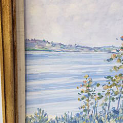 Henry Ives Cobb, Jr Gouache on Paper Seaside Shoreline Scene