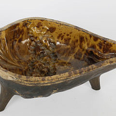 Two Tri-Footed Ceramic Molds