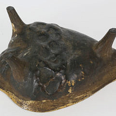 Two Tri-Footed Ceramic Molds