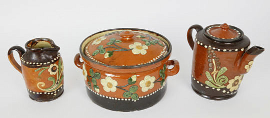 59-4935 German Ceramic Teapot, Creamer and Tureen A_MG_8043