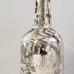 122-4800 Silver Overlay Decanter A