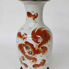 101 Chinese Red Foo Dog Lamp A_MG_8502