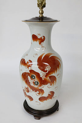 101 Chinese Red Foo Dog Lamp A_MG_8502