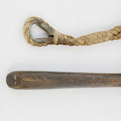 Two Ship’s Tools: Cooper’s Mallet and Hemp Grip