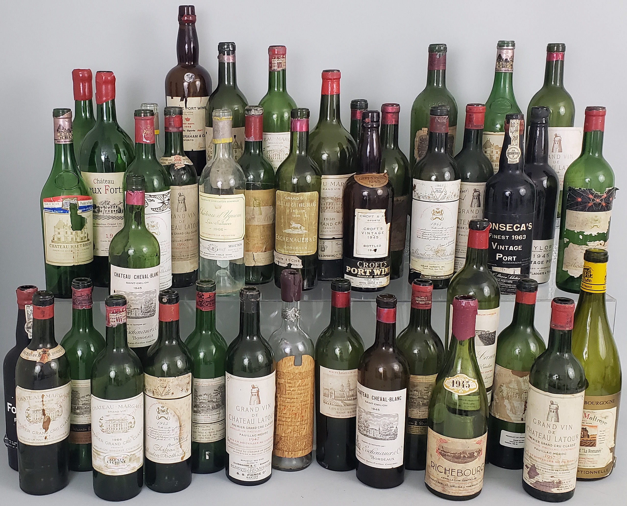 41 Vintage Wine Bottles Aulden Cellar Sotheby's Acker Wine Collection