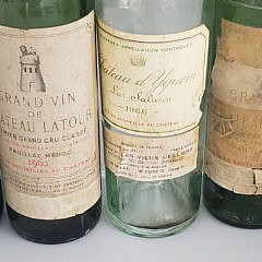 Collection of 41 Vintage 1940s, 1950s and 1960s Wine Bottles