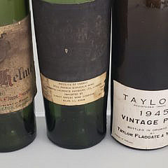 Collection of 41 Vintage 1940s, 1950s and 1960s Wine Bottles