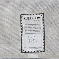 Claire Murray Wool Hooked Rug “Cottages and Lighthouses”