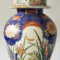 21-2463 Imari Covered Jar A