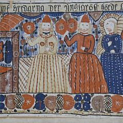 Swedish Folk Art Bonad, circa 1820