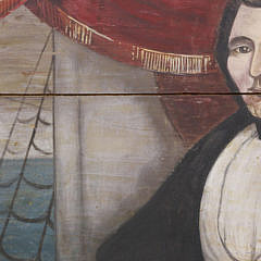 Oil on Wooden Panel “Portrait of Captain Samuel Joy”