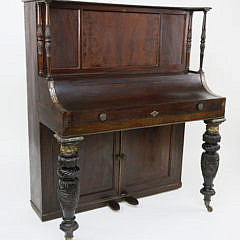 James Nutting and Company Mahogany Upright Piano, Soho, London