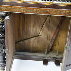 James Nutting and Company Mahogany Upright Piano, Soho, London