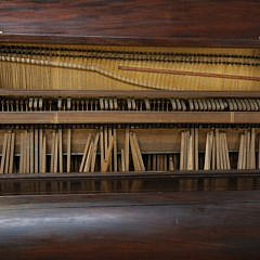 James Nutting and Company Mahogany Upright Piano, Soho, London