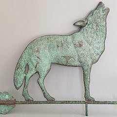 37-4396 Wolf Weathervane A