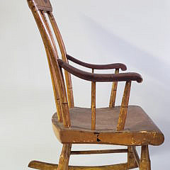 New England Child’s Windsor Rocking Chair, 19th Century