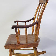 New England Child’s Windsor Rocking Chair, 19th Century