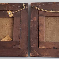 Pair of 19th Century Oil on Canvas Female Portraits