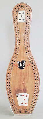 41026 Bowling Ping Cribbage Board A