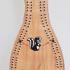 41026 Bowling Ping Cribbage Board A