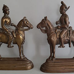 41114 Bronze Bookends A