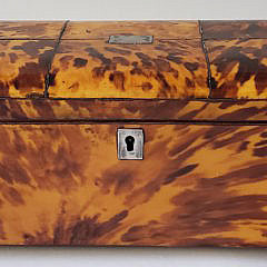 415-3771 Long Tortoise Tea Caddy A