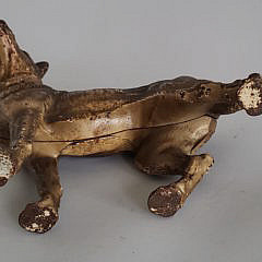 Antique Cast Iron German Shepard Figural Doorstop