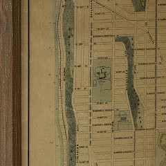 Rare Large Format Map of New York City, 1876 by Matthew Dripps